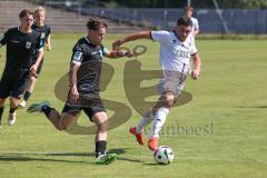 A-Junioren Bundesliga  - Saison 2024/25 - A-Junioren - FC Ingolstadt 04 - SSV Ulm - Drakulic Ognjen weiss FCI - Vater Felix schwarz Ulm - Foto: Meyer Jürgen