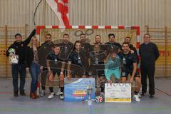 Lotto Bayern Hallencup - Siegerehrung- Lindenkreuzhalle Saison 2024/25 -  - 1. Sieger FC Türk Sport Garching - XXXXX - Foto: Meyer Jürgen