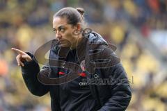3. Liga; Alemannia Aachen - FC Ingolstadt 04; vor dem Spiel Cheftrainerin Sabrina Wittmann (FCI)