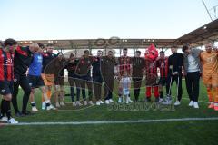3. Liga - Saison 2024/25 - FC Ingolstadt 04 - SV Wehen Wiesbaden - Das Spiel ist aus - - Foto: Meyer Jürgen