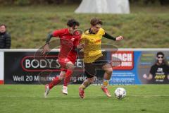 Kreisliga - Saison 2026/27 - SV Zuchering - FC Hitzhofen/Oberzell - Levin Egredzija gelb Hitzhofen - Felix Held rot Zuchering -  Foto: Meyer Jürgen