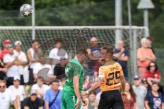 Toto-Pokal; SV Manching - FC Ingolstadt 04; David Kopacz (29, FCI) Marcel Posselt (SVM)