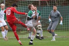 Kreisklasse - Saison 2025/26- Türk SV Ingolstadt - SV Lippertshofen - Umut Yürükal rot Türkisch  - Jonas Bienert weiss Lippertshofen - Foto: Meyer Jürgen