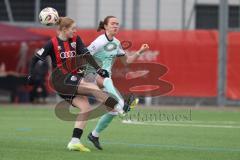 2. Bundesliga Frauen - Saison 2025/26 - FC Ingolstadt 04 Frauen - SG Andernach - Nina Penzkofer (Nr.29 - FC Ingolstadt Frauen I) - Wäschenbach Leonie grün Andernach  - Foto: Meyer Jürgen