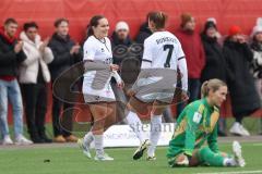 2. Bundesliga Frauen - Saison 2024/25 - FC Ingolstadt 04 Frauen - FC Bayern München - Pija Reininger (Nr.21 - FCI Frauen) - mit dem 2: Führungstreffer - jubel - Schmid Juliane Torwart München - Foto: Meyer Jürgen