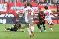 3. Liga; Rot-Weiss Essen - FC Ingolstadt 04; Georgios Antzoulas (6, FCI) Hofmann Jannik (37 RWE) Gustav Christensen (24, FCI) Mizuta Kaito (24 RWE)