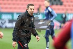 3. Liga; FC Ingolstadt 04 - 1. FC Saarbrücken; vor dem Spiel Co-Trainer Patrick Schönfeld (FCI)