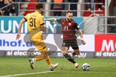 3. Liga; FC Ingolstadt 04 - SG Dynamo Dresden; David Kopacz (29, FCI) Lewald Jakob (31 DD)