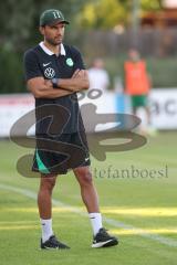 Testspiel - Saison 2025/26 - SV Manching - TSV Gaimersheim - Cheftrainer Cüneyt Köz (SV Manching) - XXXXX - Foto: Meyer Jürgen