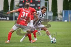 Bayernliga Nord - Saison 2026/27 - FC Ingolstadt 04 II - ASV Cham - Can Paylan (Nr.6 - FCI II) - Lukas Leutner rot Cham - Fritz Amberger rot Cham #31Foto: Meyer Jürgen