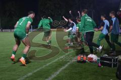 Kreisliga - Saison 2023/24 - Relegation zur BZL - FC Gerolfing - SV Aschau - Jubel nach dem Spiel - Gerolfing steigt in die BZL auf - Foto: Meyer Jürgen