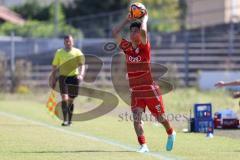 A - Junioren Bundesliga -  Saison 2023/2024 - FC Ingolstadt 04 - FSV Mainz 05 - Mustafa Özden rot FCI - Foto: Meyer Jürgen