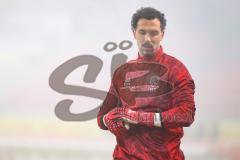 3. Liga; SSV Jahn Regensburg - FC Ingolstadt 04; Torwart Kai Eisele (25, FCI) vor dem Spiel