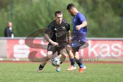 Kreisklasse - Saison 2025/26- TSV Ingolstadt Nord - MTV Ingolstadt - Erick Pereira De Arouja lila MTV - Bujar Eljezi schwarz Ing Nord - Foto: Meyer Jürgen