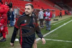 3. Liga; FC Ingolstadt 04 - SC Verl; Co-Trainer Fabian Reichler (FCI) vor dem Spiel