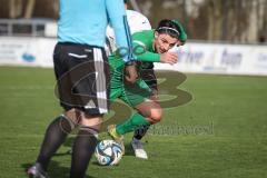 Bezirksliga - Saison 2025/26 - FC Gerolfing - SpVgg Altenerding - Anastasios Porfyriadis (Nr.27 - FC Gerolfing) - Marco Baumann weiss Altenerding - Foto: Meyer Jürgen