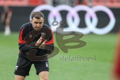 3. Liga; FC Ingolstadt 04 - Erzgebirge Aue; vor dem Spiel Co-Trainer Fabian Reichler (FCI)