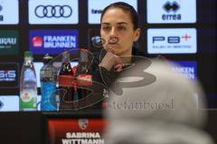 3. Liga - Saison 2025/26 - FC Ingolstadt 04 - VFB Stuttgart II - Cheftrainerin Sabrina Wittmann (FCI)  Pressekonferenz nach dem Spiel -  - XXXXX - Foto: Meyer Jürgen