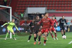 3. Liga; FC Ingolstadt 04 - SC Verl; Marcel Costly (22, FCI) Torwart Schulze Philipp (1 Verl) Gayret Timur (30 Verl)