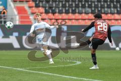 3. Liga; FC Ingolstadt 04 - MSV Duisburg; Torchance verpasst Nishan Velupilay (28 FCI) Kother Dominik (11 MSV)