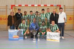 Lotto Bayern Hallencup - Saison 2024/25 - Türkisch SV Ingolstadt - SV Manching - Finale - 1. Sieger . SV Manching - jubel - Foto: Meyer Jürgen