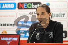 3. Liga; Rot-Weiss Essen - FC Ingolstadt 04; Interview Pressekonferenz Cheftrainerin Sabrina Wittmann (FCI)