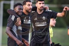 Kreisliga - Saison 2026/27- SV Zuchering - Türkisch SV Ingolstadt - Der 0:1 Führungstreffer durch Boubacarr Saho schwarz Türkisch - Foto: Meyer Jürgen