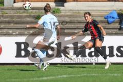 2. Bundesliga Frauen - Saison 2024/25 - FC Ingolstadt 04 Frauen - SG 99 Andernach - Magdalena Schwarz (Nr.23 - FCI Frauen) - Klyta Sarah blau Andernach - Foto: Meyer Jürgen