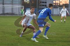 Bayernliga Nord - Saison 2025/26 - FC Ingolstadt 04 II - Würzburger FV - Micah Ham (Nr.25 - FC Ingolstadt II) - Steffen Krautschneider blau Würzburg - Foto: Meyer Jürgen