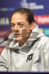 3. Liga; MSV Duisburg - FC Ingolstadt 04; Pressekonferenz Interview Cheftrainerin Sabrina Wittmann (FCI)