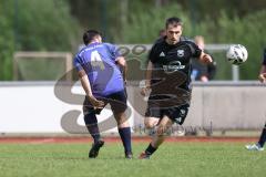 Kreisklasse - Saison 2025/26- TSV Ingolstadt Nord - MTV Ingolstadt - Vahdet Demir lila MTV - Bujar Eljezi schwarz Ing Nord  - Foto: Meyer Jürgen