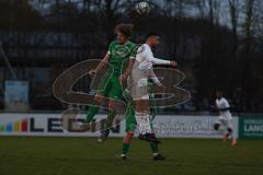 Bezirksliga - Saison 2025/26 - FC Gerolfing - DJK München - Bastian  Heigl (Nr.2 - FC Gerolfing) - Ahmet Ünal weiss München - Foto: Meyer Jürgen