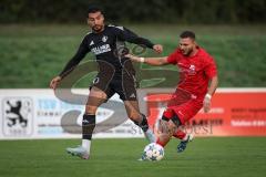 Kreisliga - Saison 2026/27- SV Zuchering - Türkisch SV Ingolstadt - Akif Abasikeles schwarz Türkisch - Ahmed Metinov Kyasimov rot Zuchering - Foto: Meyer Jürgen