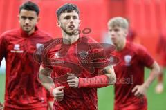 3. Liga; FC Ingolstadt 04 - 1. FC Saarbrücken; vor dem Spiel Linus Rosenlöcher (19, FCI)