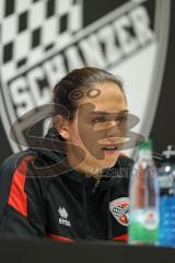 3. Liga; FC Ingolstadt 04 - SSV Ulm; Interview Pressekonferenz Cheftrainerin Sabrina Wittmann (FCI)