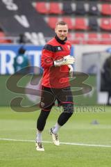 3. Liga; SV Wehen Wiesbaden - FC Ingolstadt 04; vor dem Spiel Torwart Marius Funk (1, FCI)