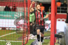 3. Liga; FC Ingolstadt 04 - VfL Osnabrück; Tor Jubel Treffer 4:0 David Kopacz (29, FCI)