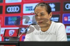 3. Liga; FC Ingolstadt 04 - Alemannia Aachen; Pressekonferenz Interview Cheftrainerin Sabrina Wittmann (FCI)