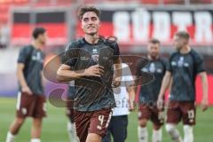 3. Liga; FC Ingolstadt 04 - Alemannia Aachen; vor dem Spiel Elias Decker (4, FCI)