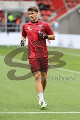 3. Liga; FC Ingolstadt 04 - SSV Jahn Regensburg; Torwart Markus Ponath (1, FCI) vor dem Spiel