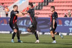 3. Liga; FC Ingolstadt 04 - Rot-Weiss Essen; Ausgleich 2:2 Max Besuschkow (17, FCI) Simon Lorenz (32, FCI) Niclas Dühring (18, FCI)