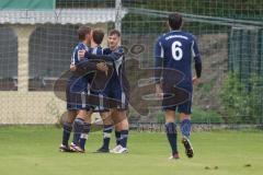 Kreisliga - Saison 2025/26- SV Hundszell - TV Münchsmünster - Der 0:1 Führungstreffer durch Moritz Feigl blau Münchsmünster - jubel - XXXXX - Foto: Meyer Jürgen