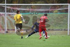 Kreisliga - Saison 2026/27 - SV Zuchering - FC Hitzhofen/Oberzell - Felix Held rot Zuchering - Max Dörfler TW Hitzhofen - Mike Schmal gelb Hitzhofen -  Foto: Meyer Jürgen