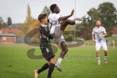 Bezirksliga - Saison 2026/27 - TSV Gaimersheim - FC Türk Sport Garching - Baldwin Wilson weiss Garching  - Marcus Keilwerth schwarz Gaimersheim -  Foto: Meyer Jürgen