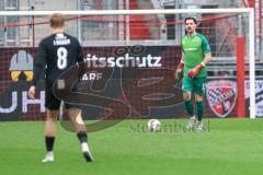 3. Liga; FC Ingolstadt 04 - TSV Havelse; Torwart Kai Eisele (25, FCI) Berger Johann (8 TSV)