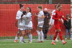 2. Bundesliga Frauen - Saison 2024/25 - FC Ingolstadt 04 Frauen - FC Bayern München -  Der 3:0 Führungstreffer durch - Emma Kusch (Nr.9 - FCI Frauen) - jubel - - XXXXX - Foto: Meyer Jürgen