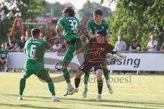 Testspiel; 3. Liga; VfB Eichstätt - FC Ingolstadt 04; Zweikampf Kampf um den Ball Felix Keidel (43, FCI)