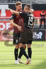 3. Liga; FC Ingolstadt 04 - SSV Ulm 1846; Tor Jubel Treffer Benjamin Kanuric (8, FCI) Mladen Cvjetinovic (19, FCI)