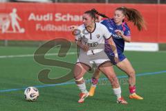 2. Bundesliga Frauen - Saison 2025/26 - FC Ingolstadt 04 Frauen - FSV Mainz - Leonie Hein (Nr.17 - FC Ingolstadt Frauen I) - Pageler Maja blau Mainz - Foto: Meyer Jürgen