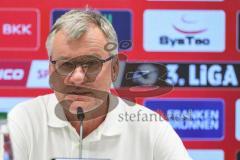 3. Liga; FC Ingolstadt 04 - Alemannia Aachen; Pressekonferenz Pressesprecher Jörg Jakob (FCI)